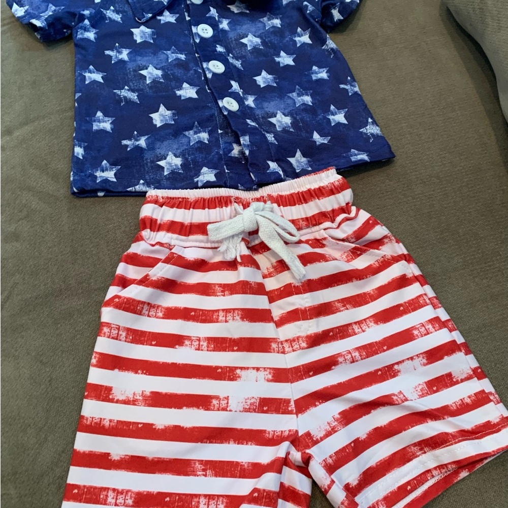 Kids Star and Stripe Matching Set